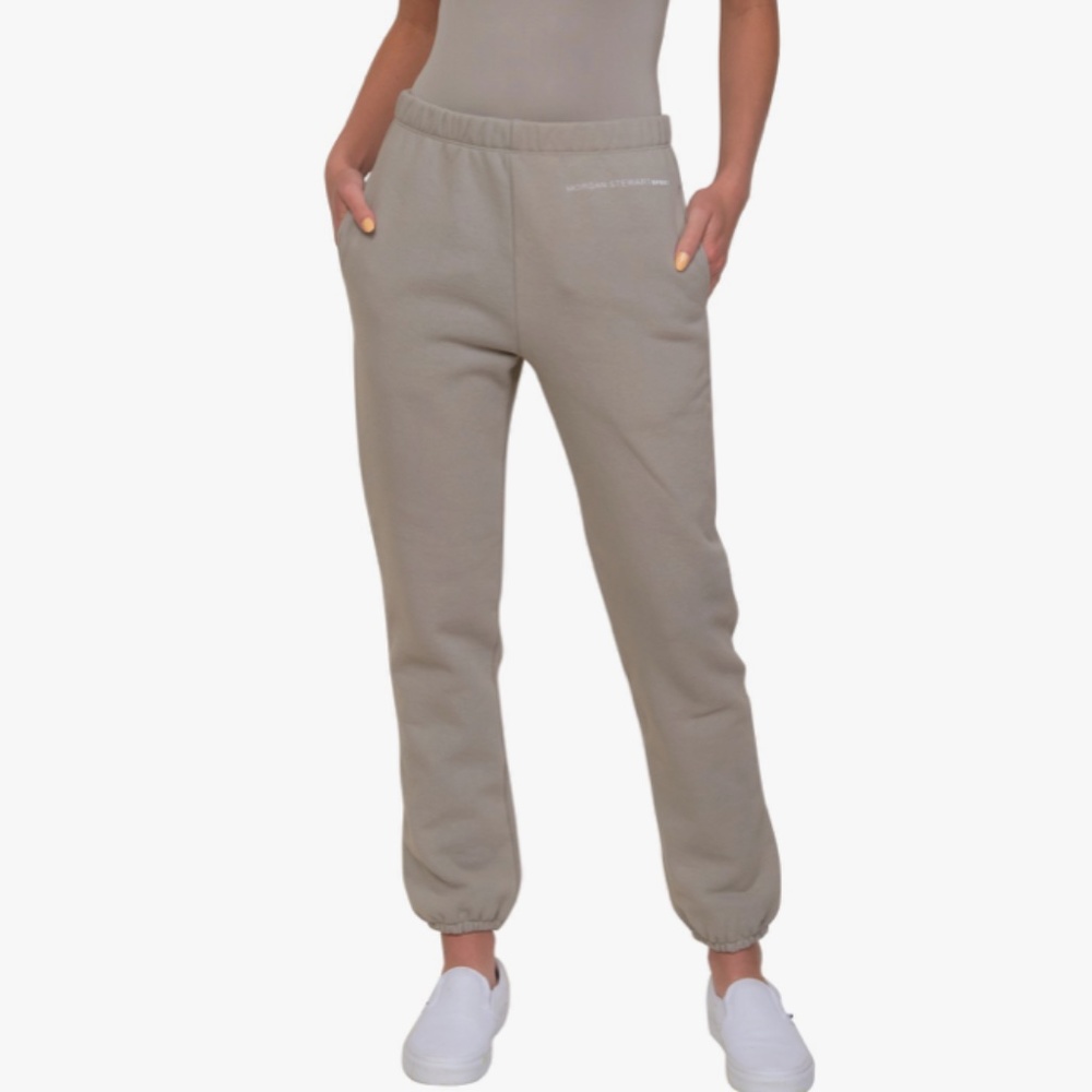 Morgan Stewart Sport Taupe Joggers